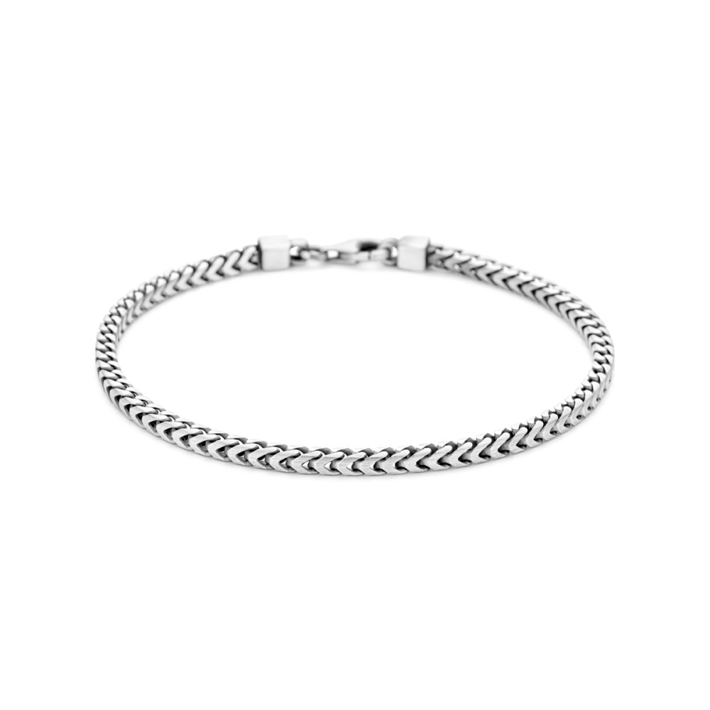 gevlochten-schakelarmband-heren-geoxideerd-925-zilver-mat-3-mm-breedte