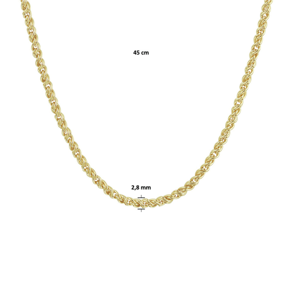 gevlochten-schakelcollier-2-8-mm-14-karaat-goud-lengte-45-cm