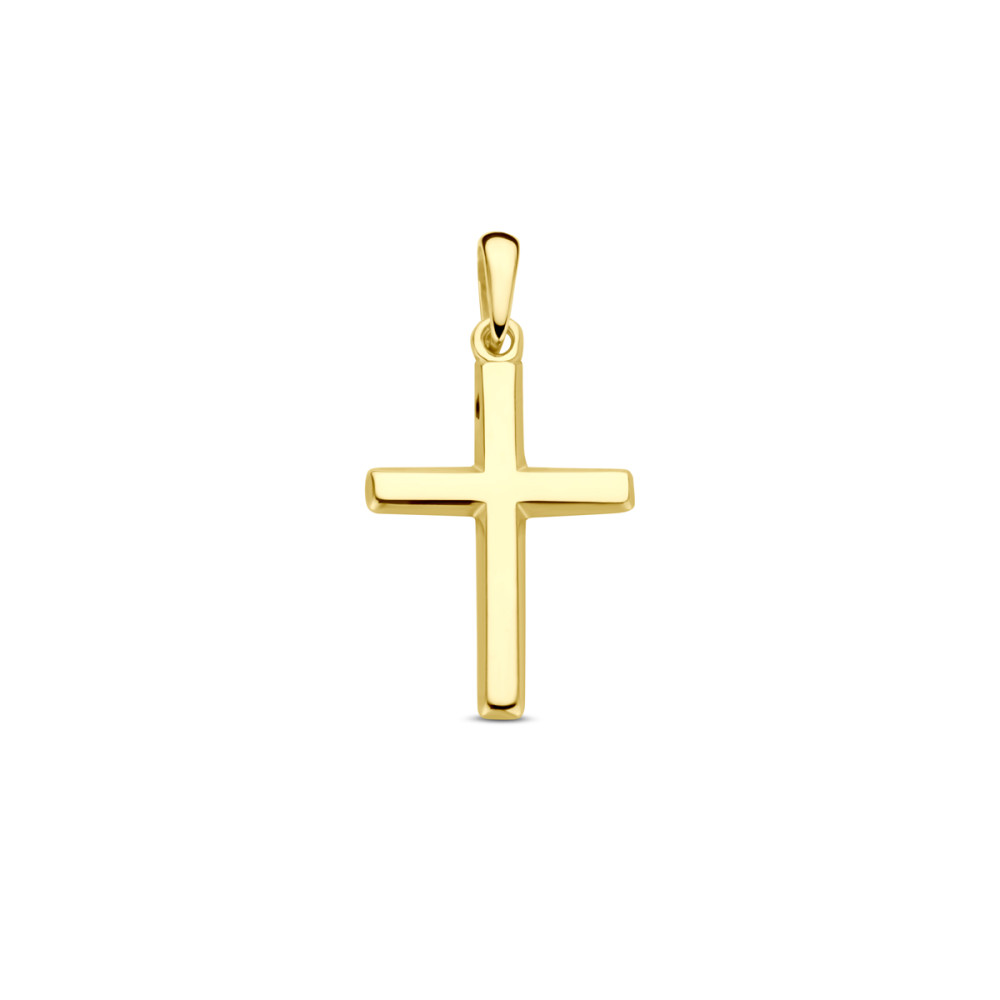 glad-gouden-kruisje-hoogte-23-mm