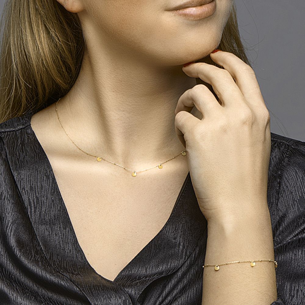 glanzende-ankerketting-14-karaat-goud-met-schijfjes-lengte-41-44-cm