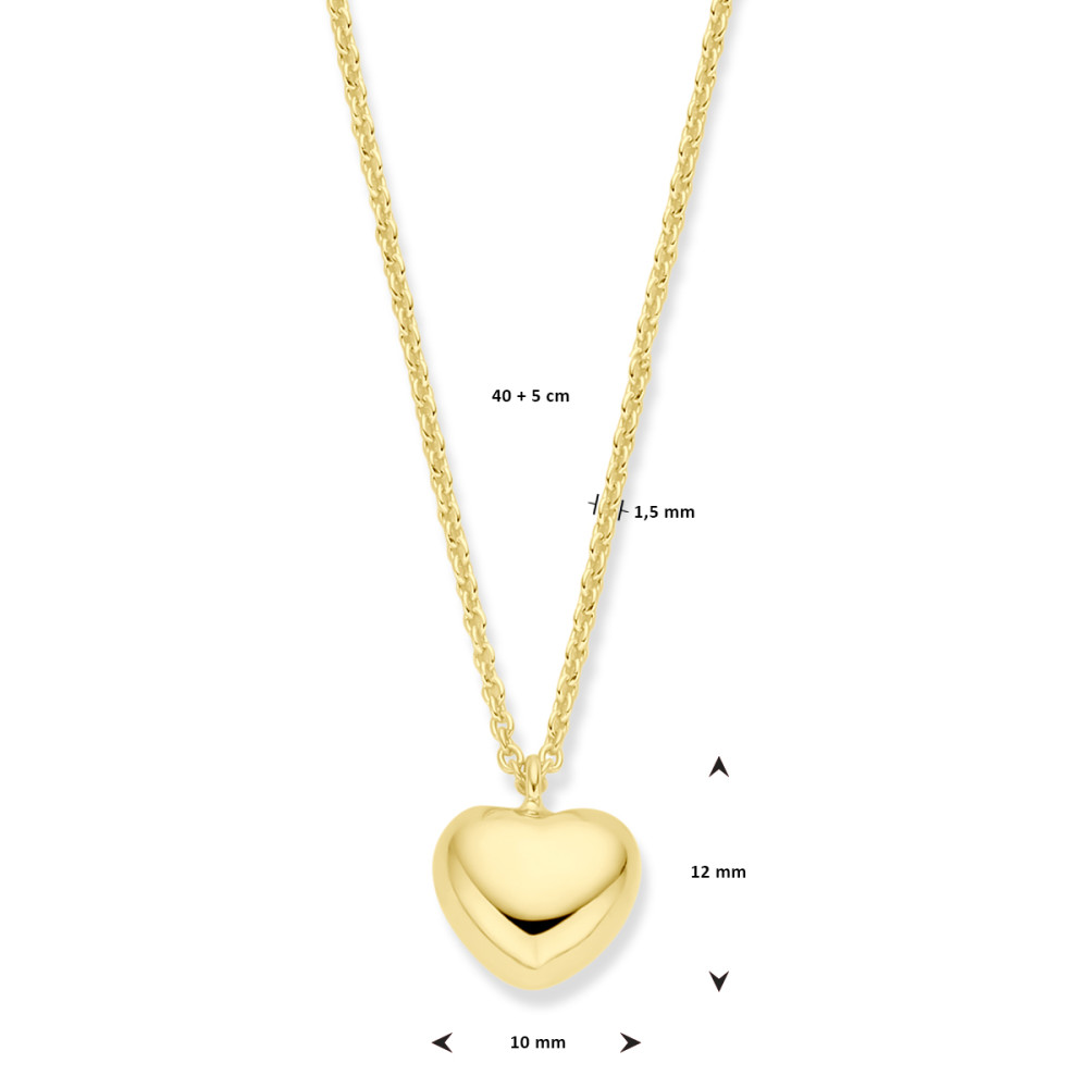 gold-plated-collier-met-hartjes-hanger-9-5-x-10-mm-lengte-40-45-cm