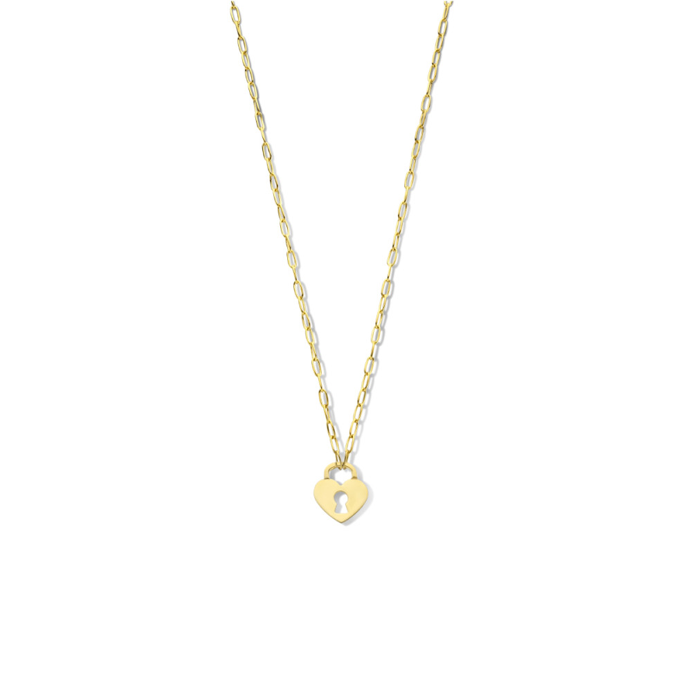 gold-plated-collier-met-hartjes-slotje-lengte-42-cm