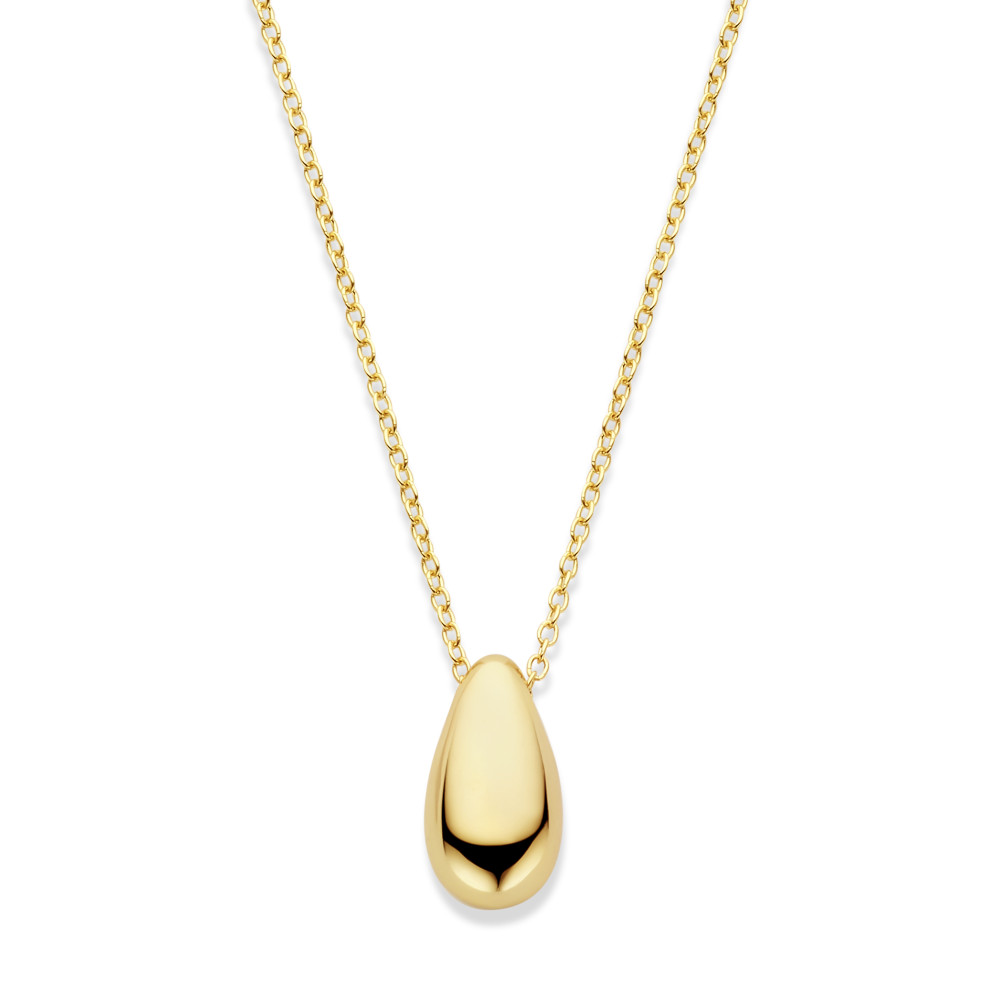 gold-plated-druppel-ketting-met-glanzende-afwerking-lengte-41-cm-43-cm-45-cm
