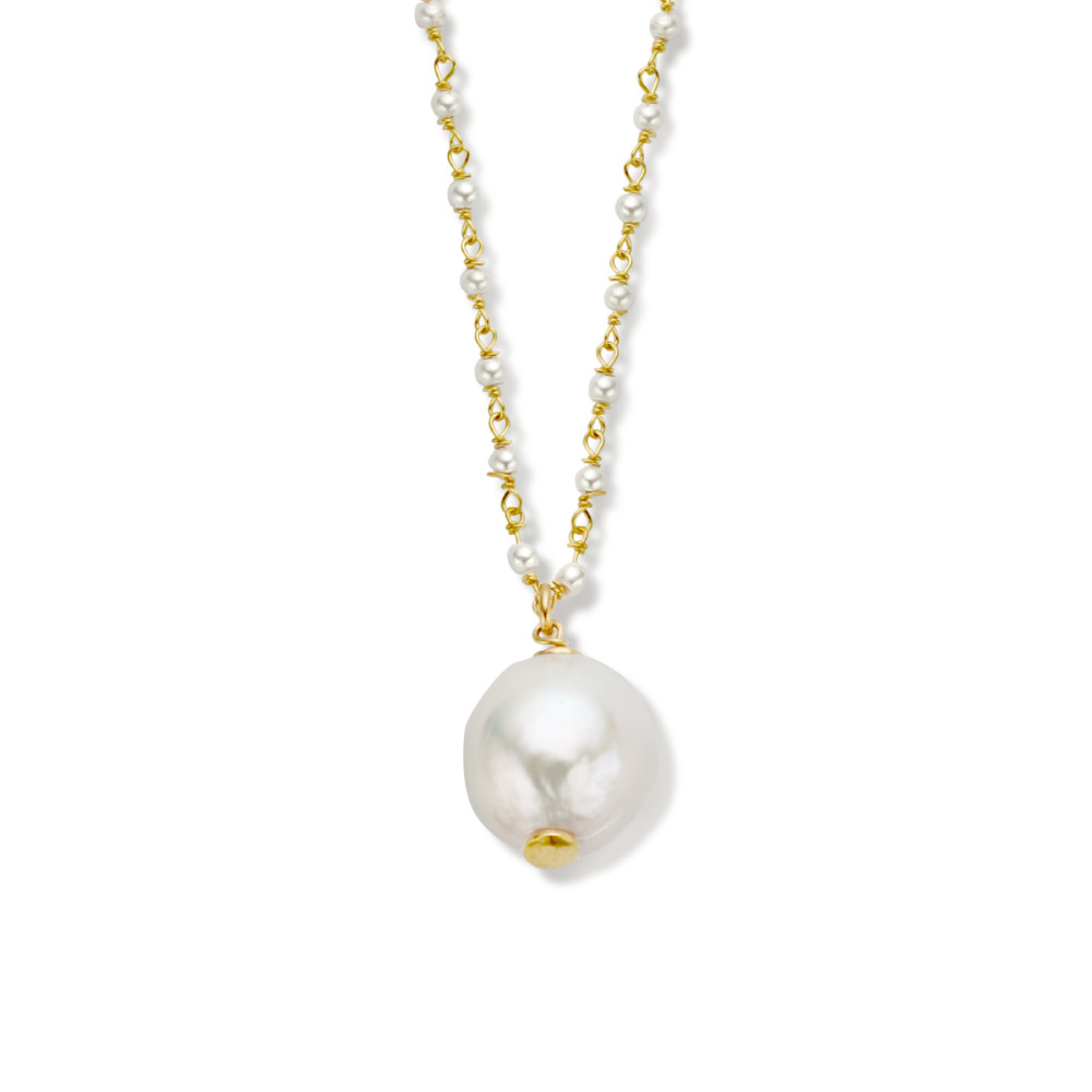 gold-plated-ketting-grote-zoetwaterparel-en-kleine-imitatie-parels-lengte-45-50-cm