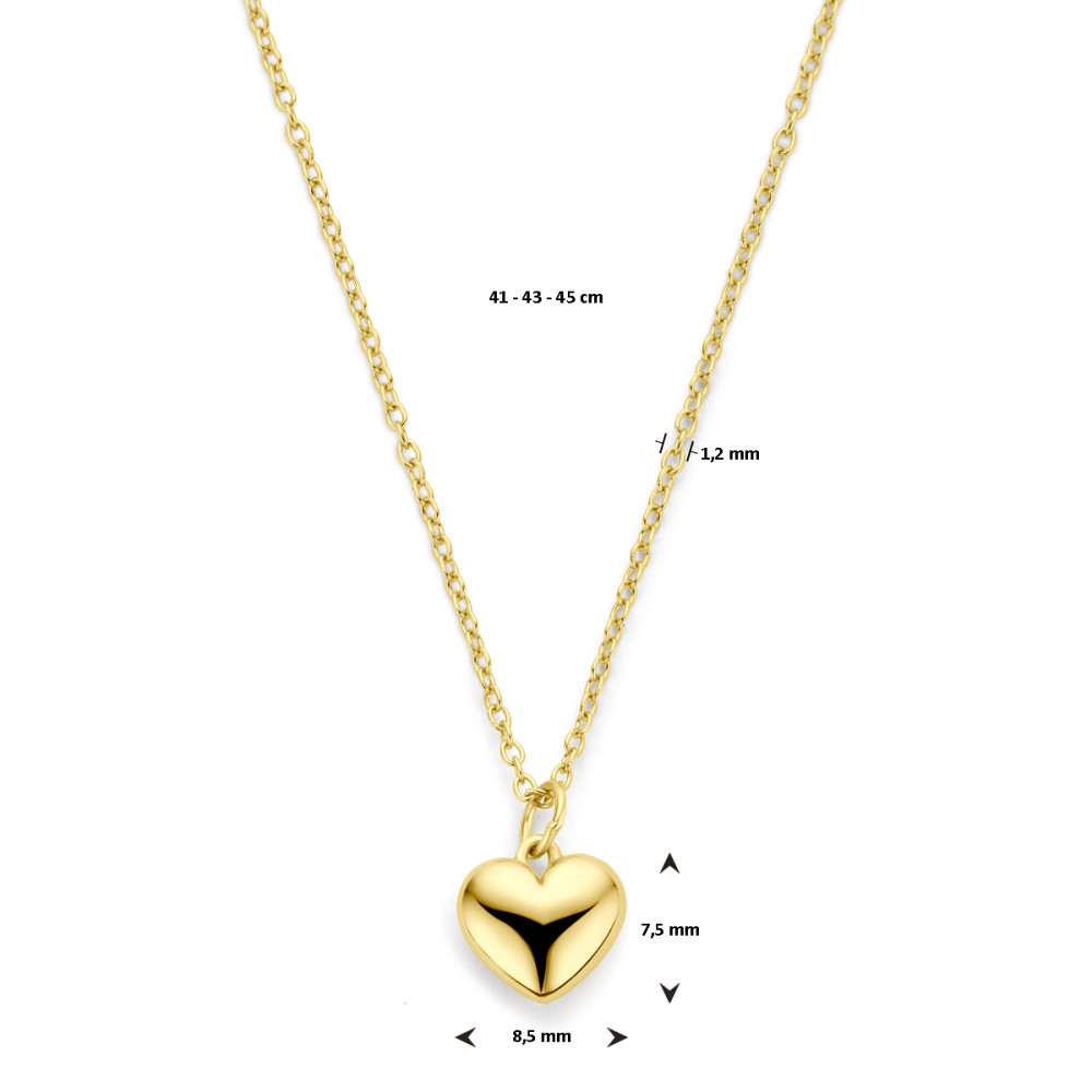 gold-plated-ketting-met-glanzend-afgewerkt-hart-van-7-5-mm-bij-8-5-mm-lengte-41-cm-43-cm-45-cm