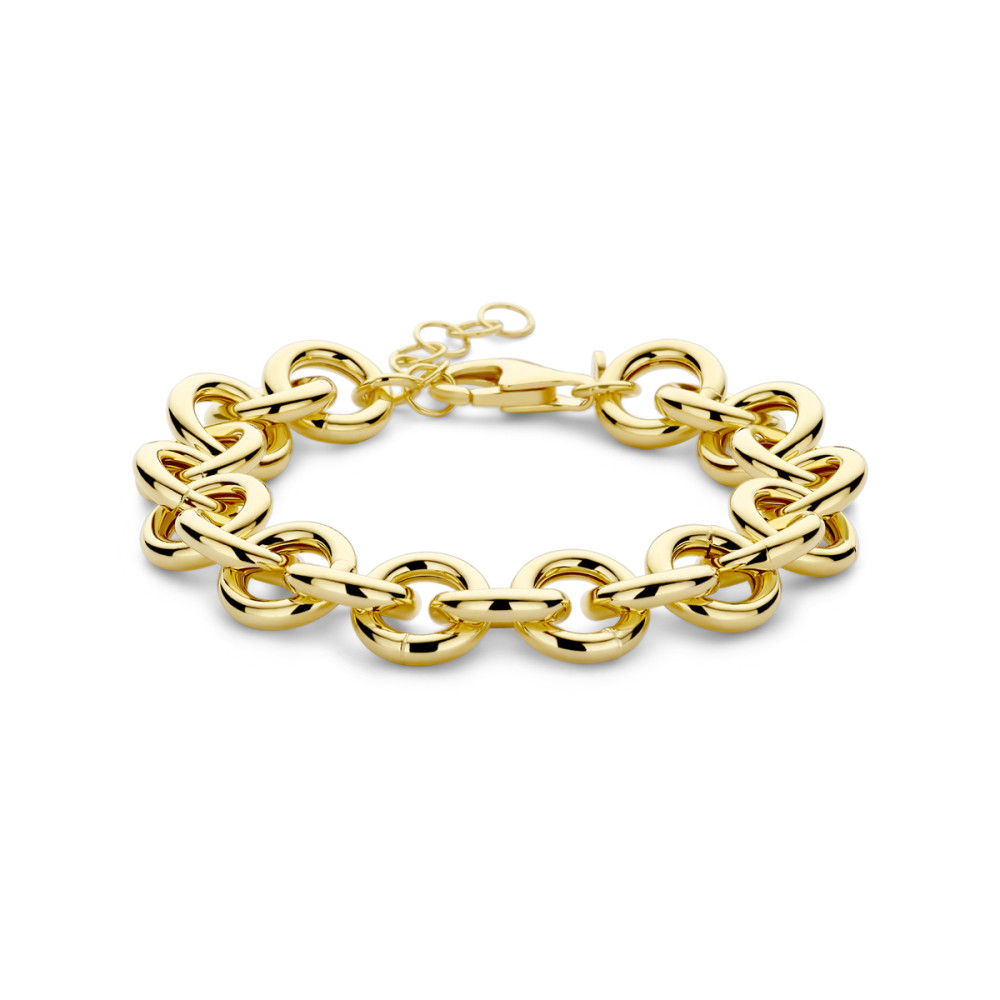 gold-plated-schakelarmband-met-ronde-ankerschakels