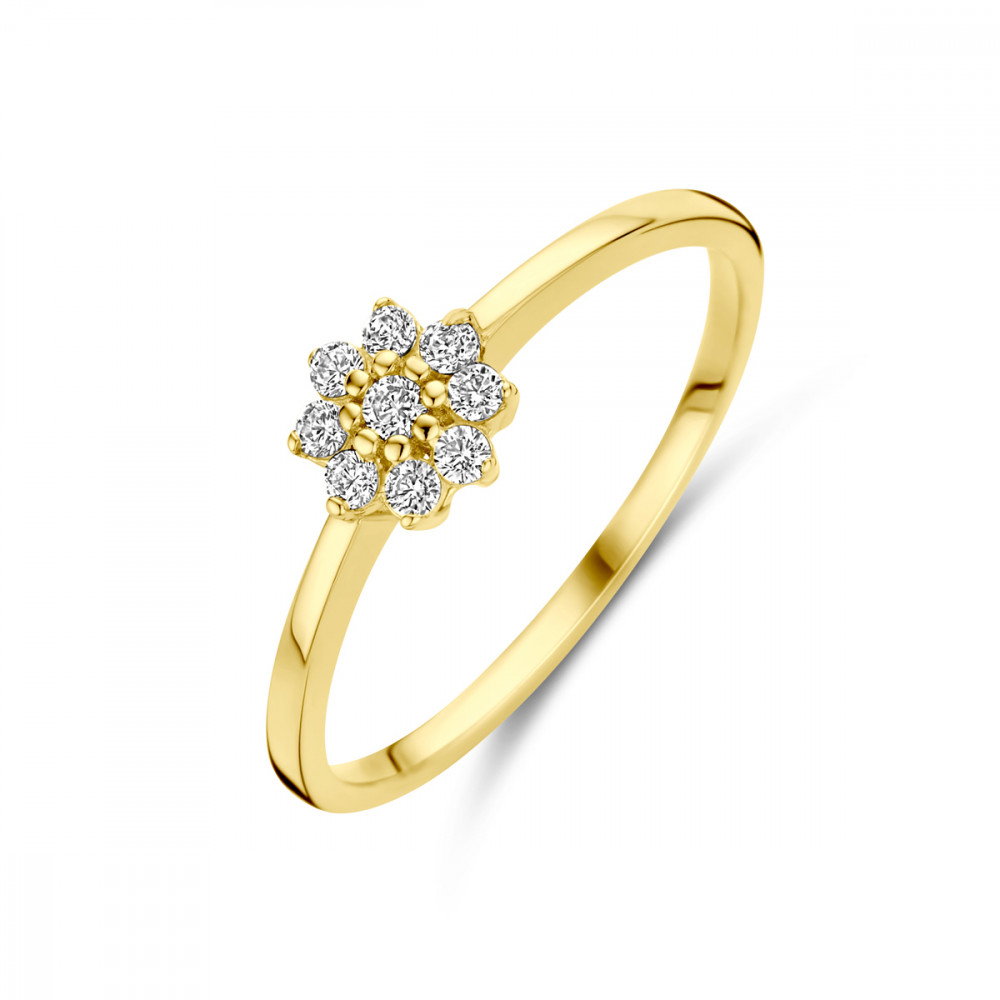 gouden-14-karaat-ring-met-bloem-zirkonia-zetting