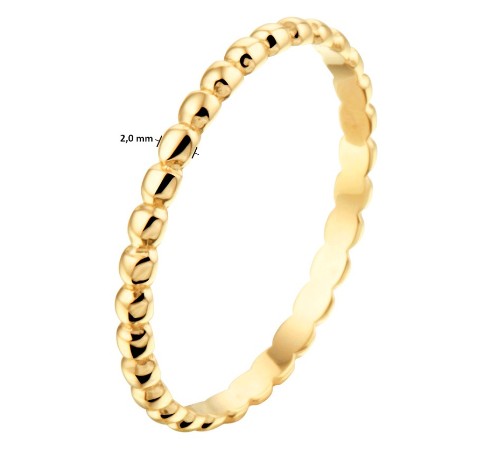 gouden-aanschuifring-met-bolletjespatroon