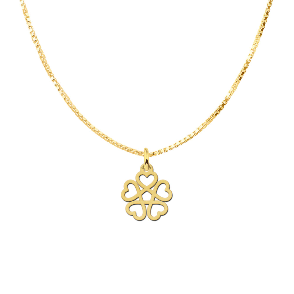 gouden-bloem-hanger-met-hartjes-15-mm-breed-hoogte-14-5-mm