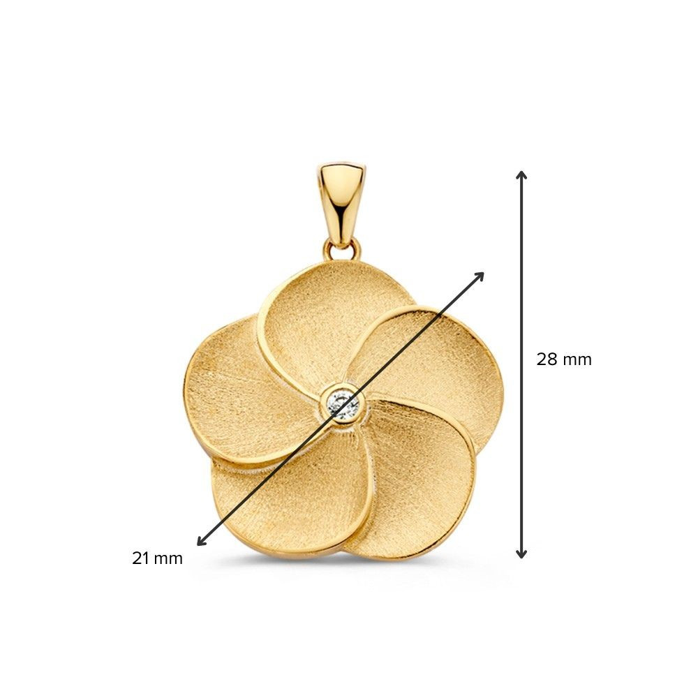 gouden-bloem-hanger-met-zirkonia-21-mm-breed-hoogte-28-mm