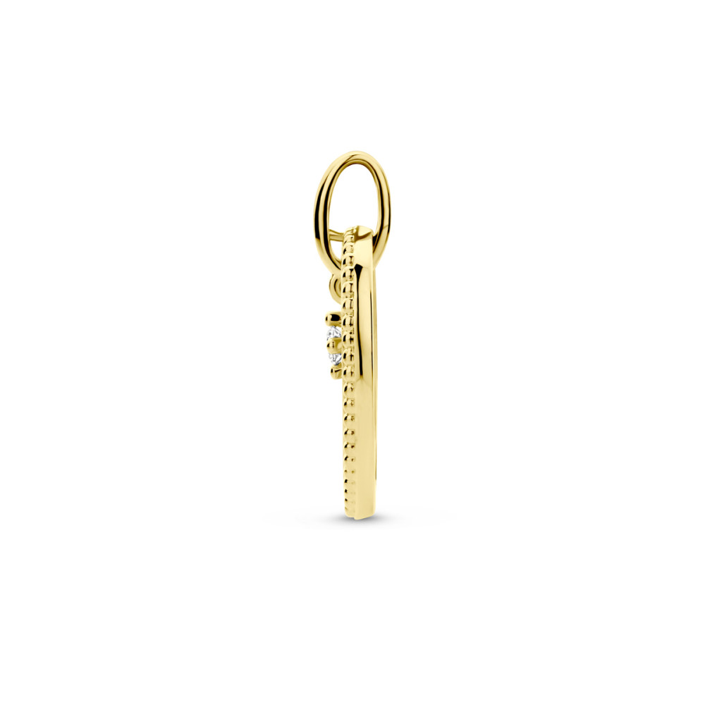 gouden-druppel-hanger-met-bolletjes-en-diamant-0-06-crt-hoogte-22-mm