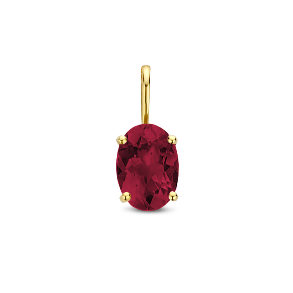 gouden-edelsteen-hanger-met-rode-rhodoliet-5-mm-breed-hoogte-12-5-mm