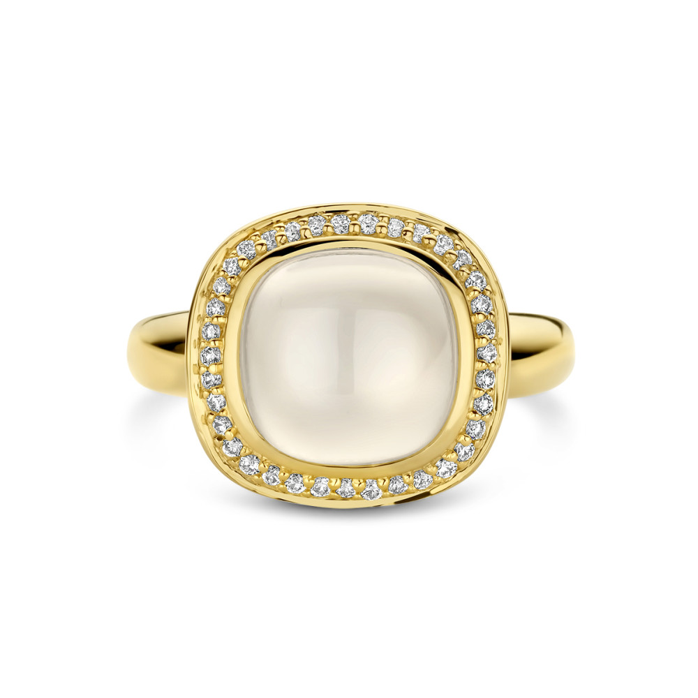 gouden-entourage-ring-met-ovale-maansteen-en-diamanten-halo