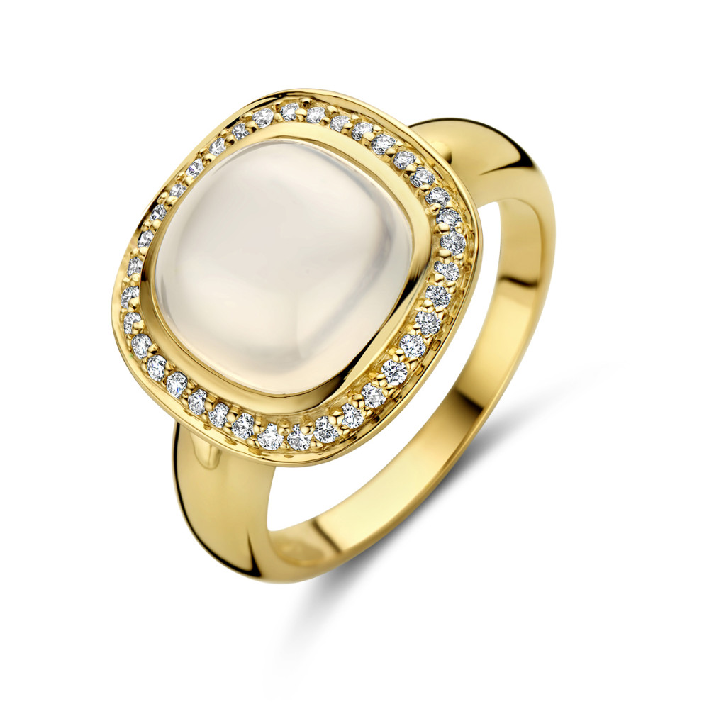gouden-entourage-ring-met-ovale-maansteen-en-diamanten-halo