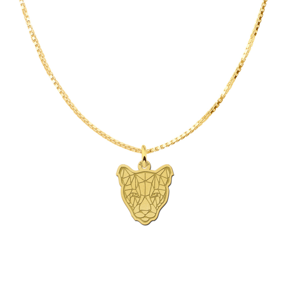 gouden-geometrische-hanger-panter-16-mm-breed-hoogte-17-mm