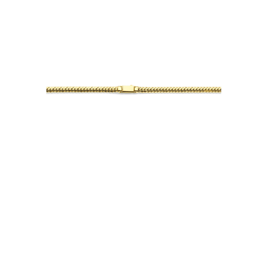 gouden-gourmet-schakelketting-5-mm-breed-lengte-43-cm