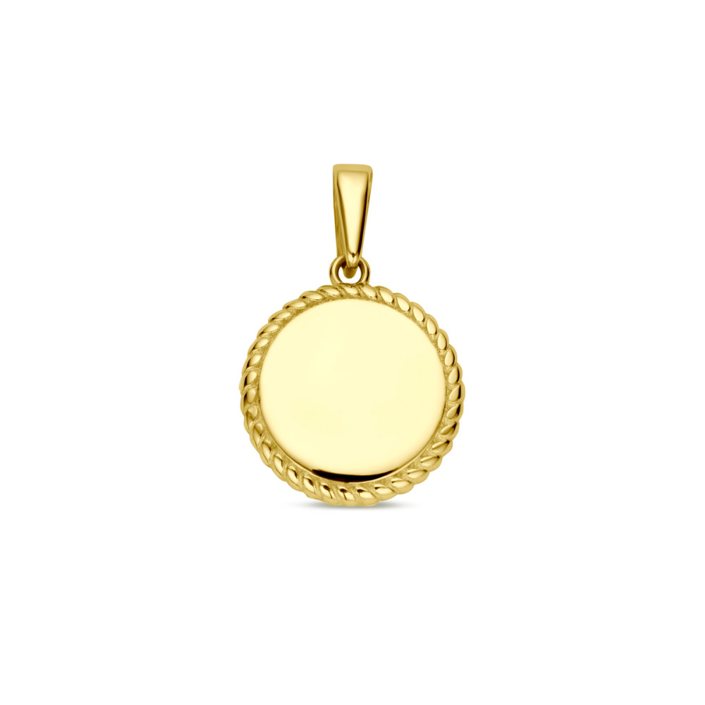 gouden-graveerhanger-met-gedraaide-rand-12-mm-breed-hoogte-18-mm