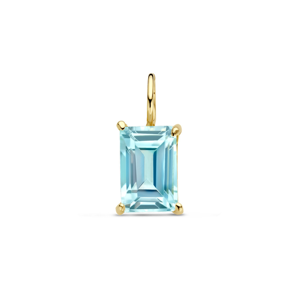 gouden-hanger-met-rechthoekige-blauwe-topaas-4-5-mm-breed-hoogte-10-5-mm