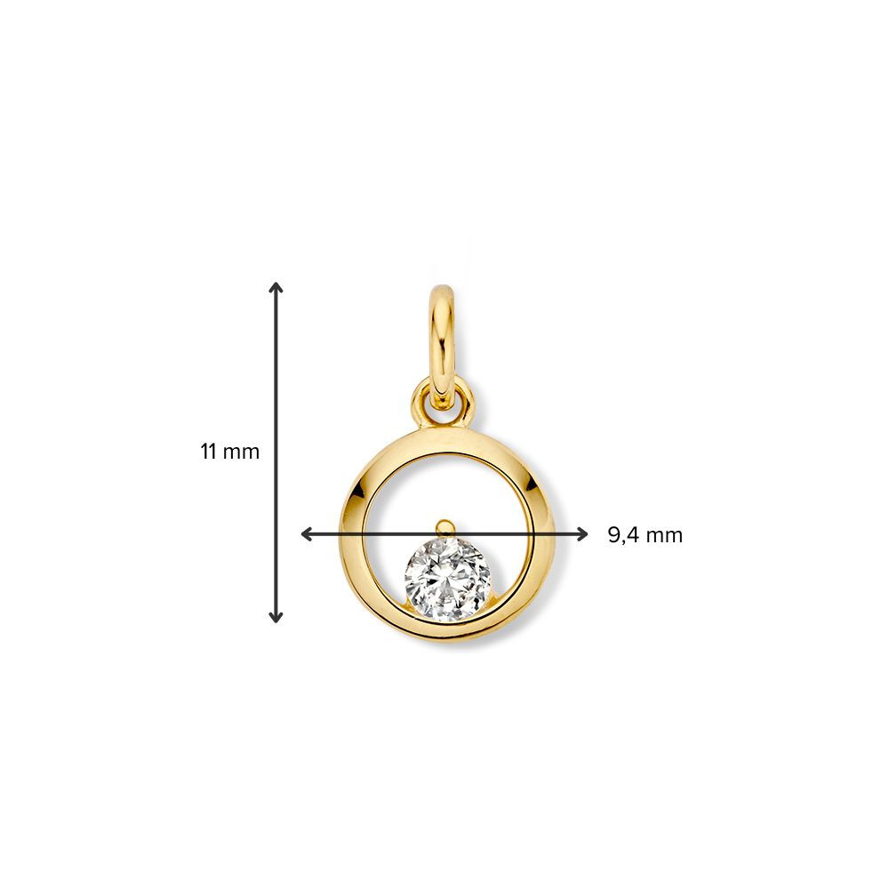 gouden-hanger-met-zwevende-zirkonia-in-cirkelvorm-9-4-mm-breed-hoogte-11-mm