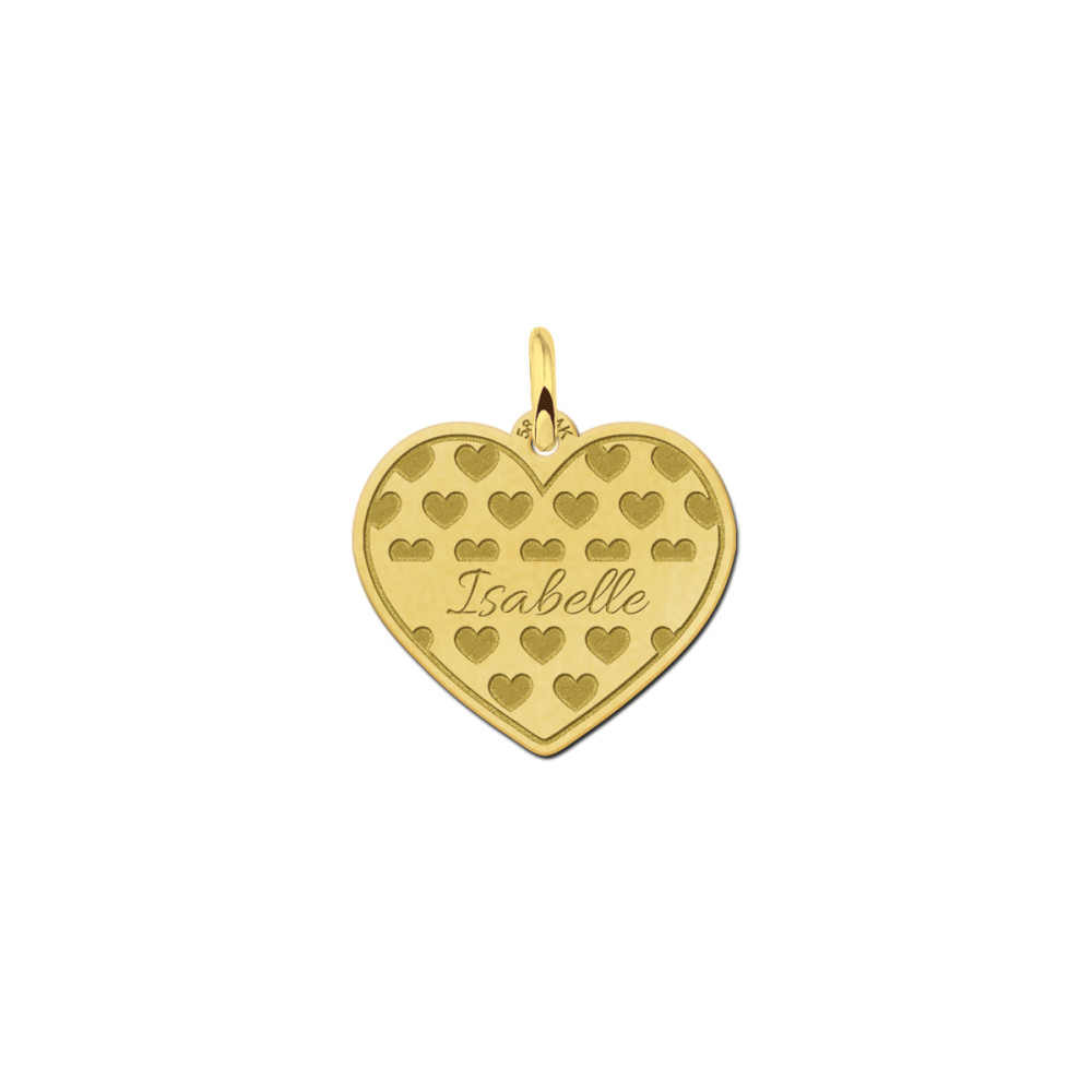 gouden-hartjes-hanger-met-naam-en-hartjes-patroon-20-mm-breed-hoogte-17-5-mm