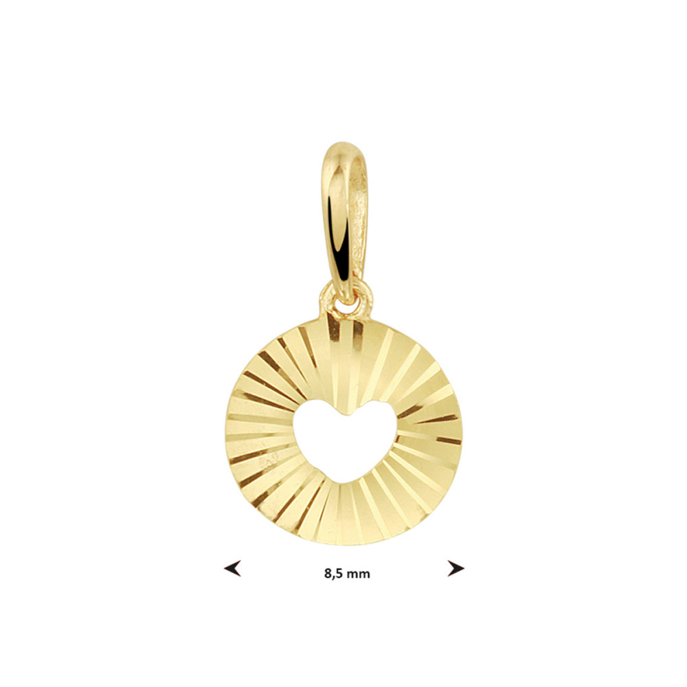 gouden-hartjes-hanger-met-uitgesneden-hart-en-gestreept-patroon-diameter-8-5-mm
