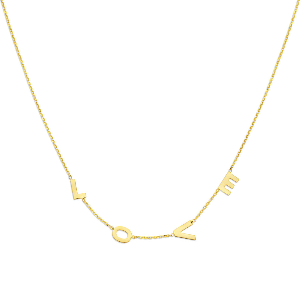 gouden-ketting-met-de-letters-love-lengte-45-cm