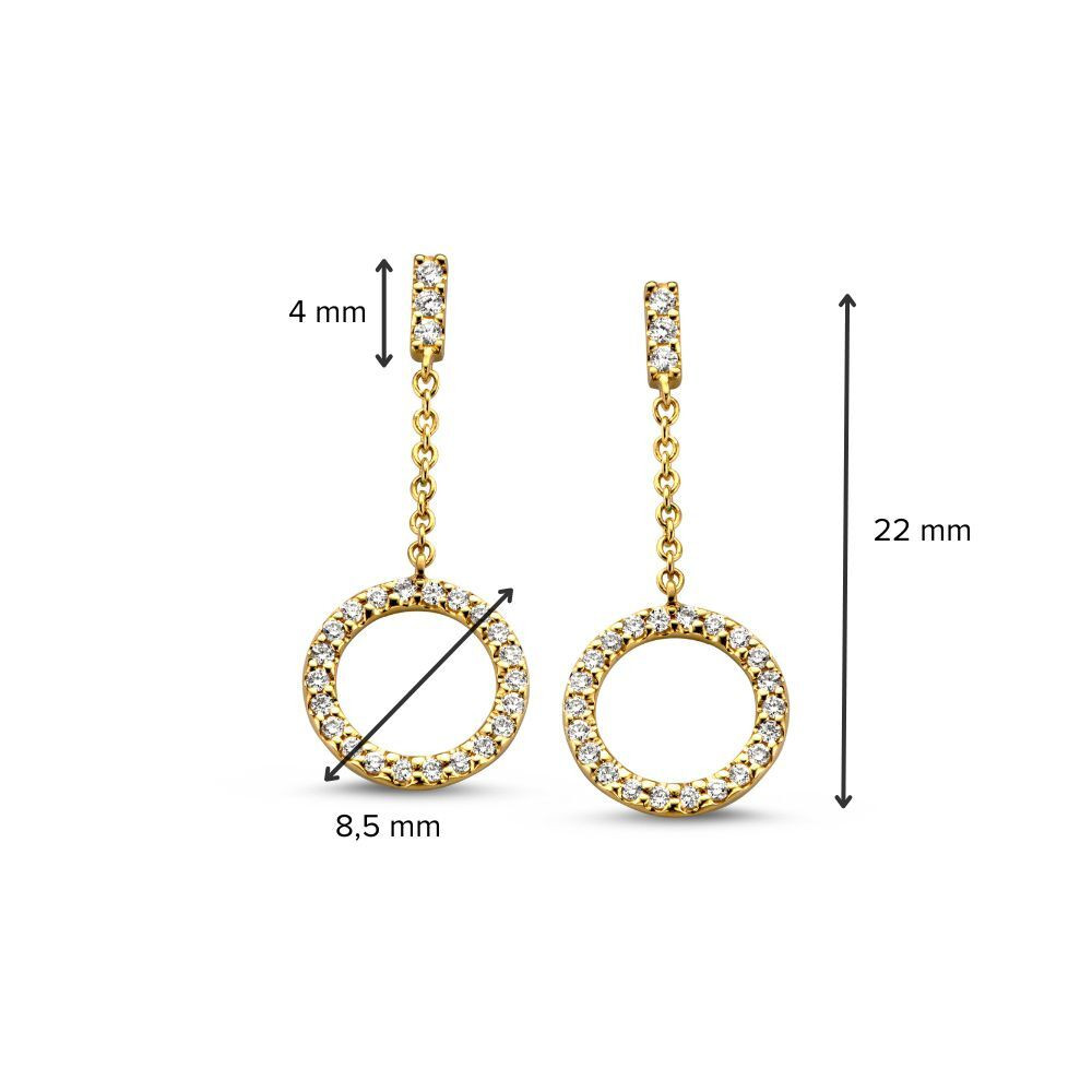 gouden-oorhangers-met-ronde-vorm-bezet-met-diamanten-012-crt-hoogte-22-mm