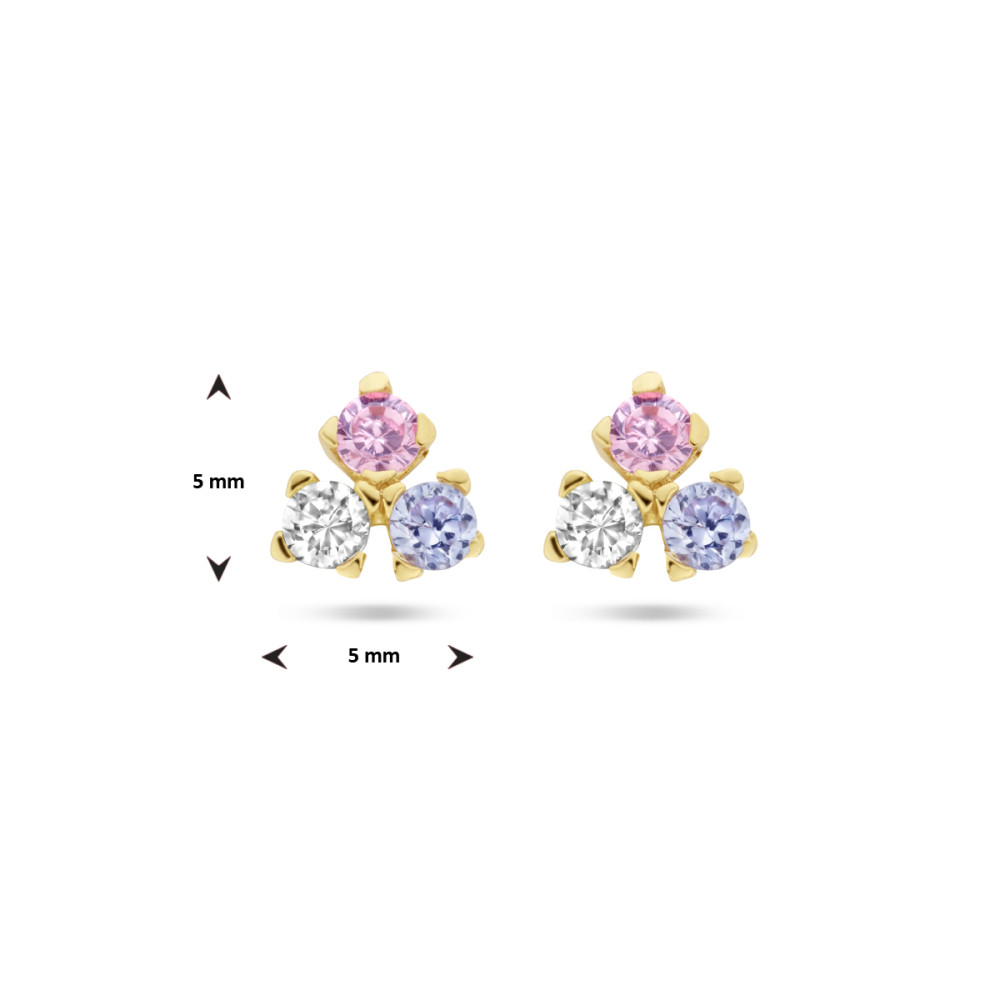 gouden-oorknopjes-met-zirkonia-in-roze-blauw-en-transparant-5-mm