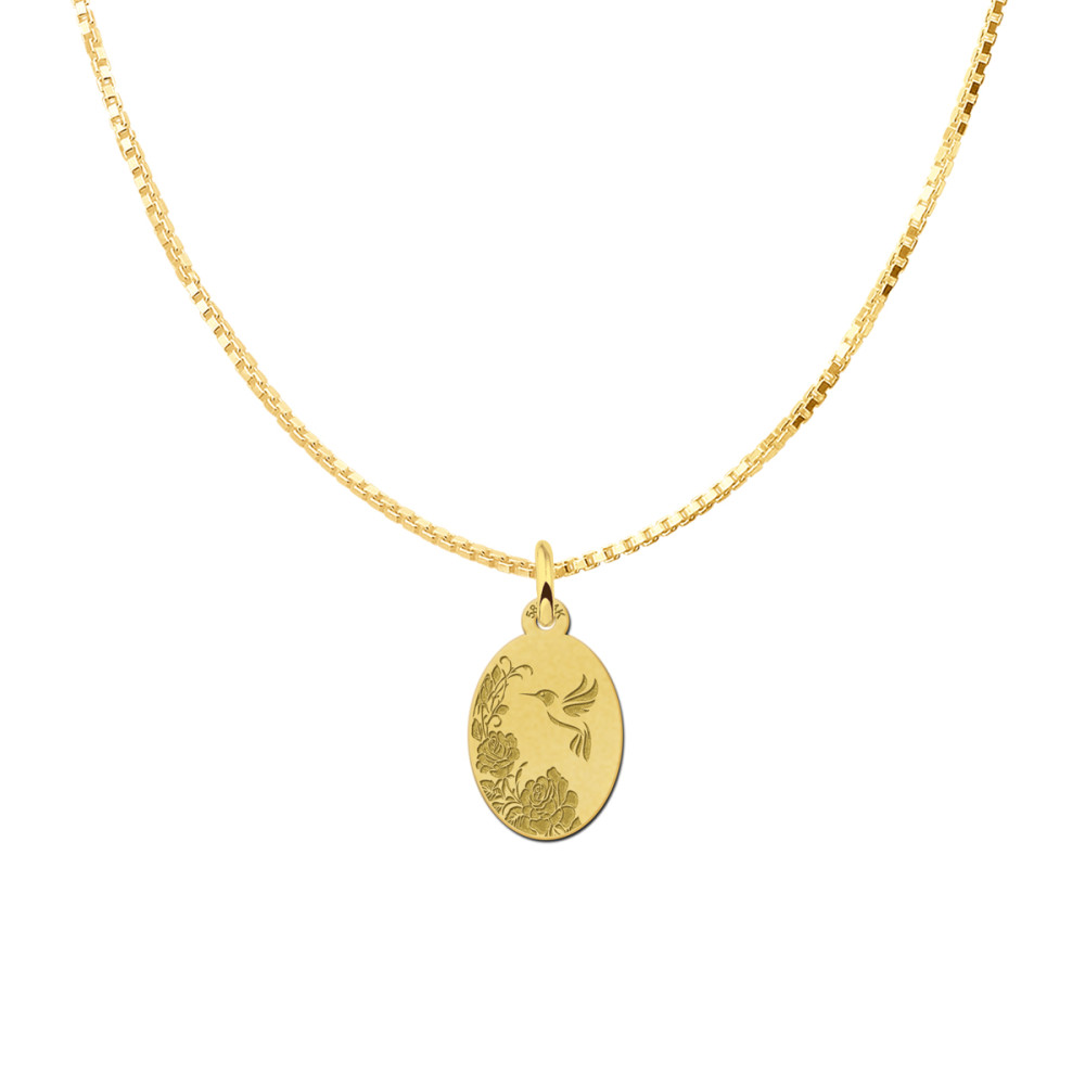 gouden-ovale-hanger-met-kolibrie-en-bloemen-12-mm-breed-hoogte-16-mm