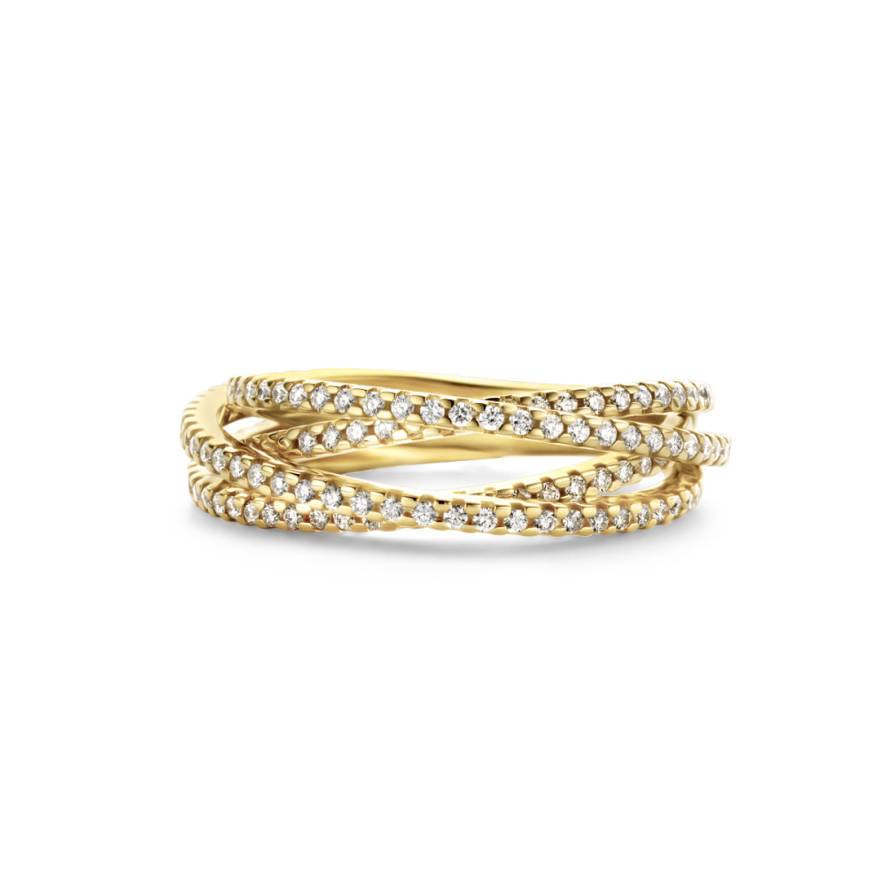 gouden-pave-crossover-ring-met-diamanten-0-66-crt