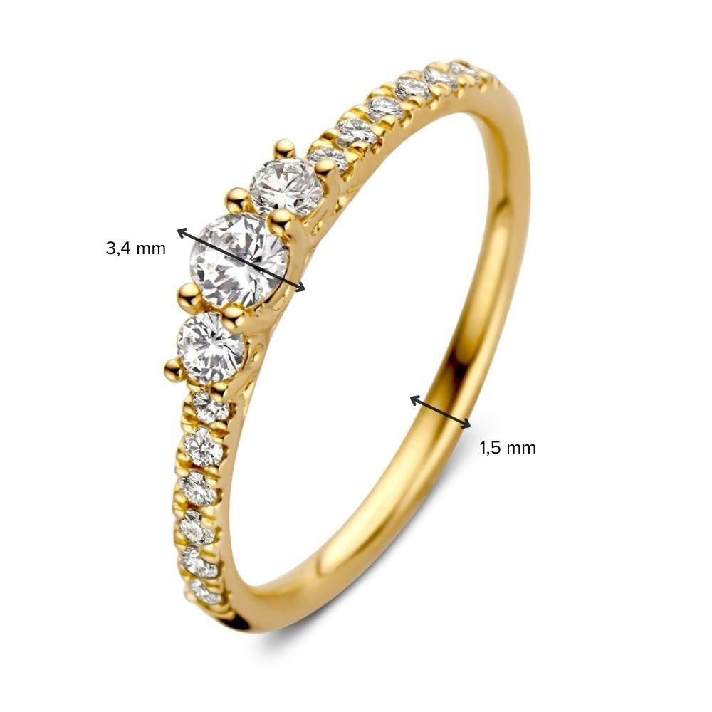gouden-ring-met-drie-grote-diamanten-en-twee-rijen-0-46-crt