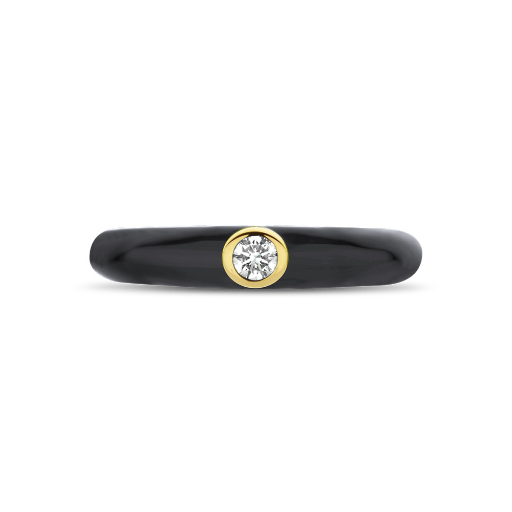 gouden-ring-met-zwart-keramiek-en-solitaire-diamant