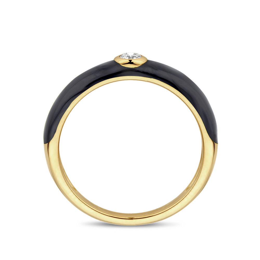 gouden-ring-met-zwart-keramiek-en-solitaire-diamant