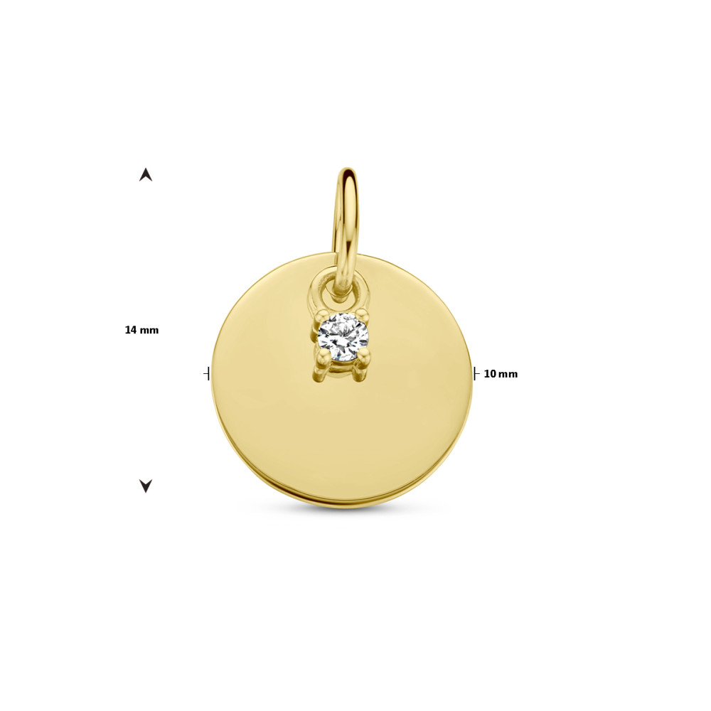 gouden-ronde-graveerhanger-met-diamant