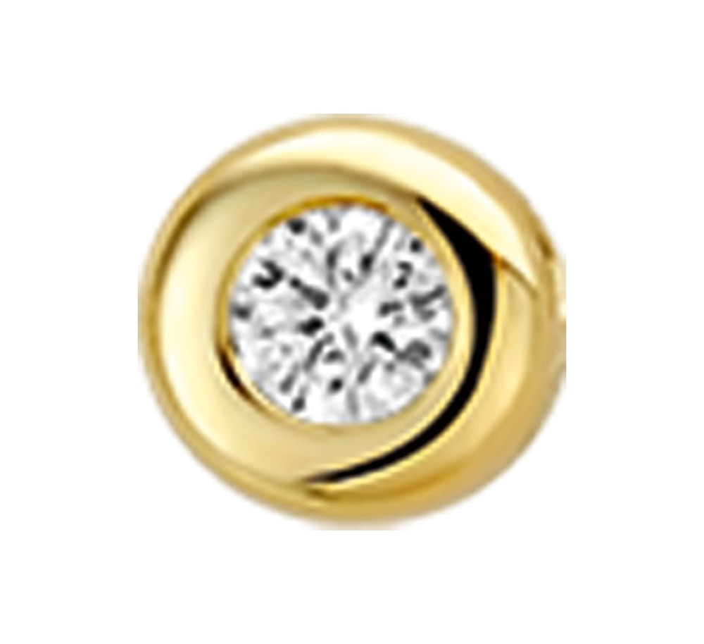 gouden-ronde-hanger-met-centrale-diamant-breedte-6-mm