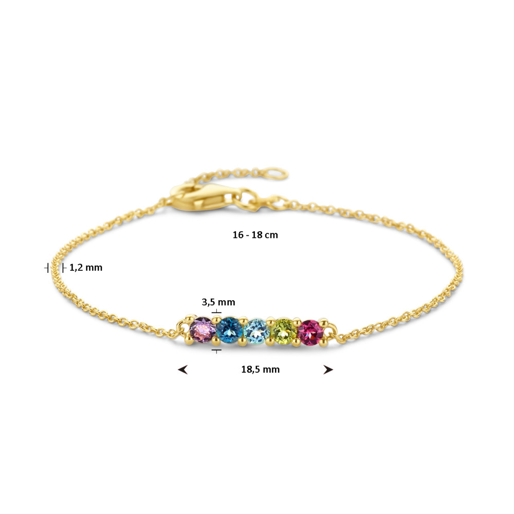gouden-schakelarmband-met-kleurrijke-edelstenen