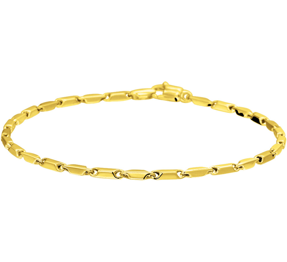 gouden-schakelarmband-met-ovale-staafjesschakels