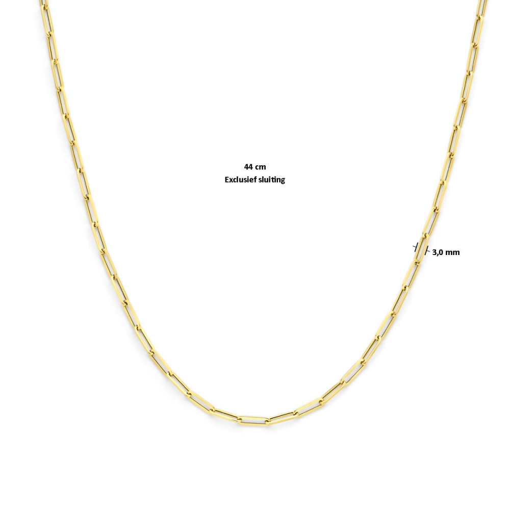 gouden-schakelketting-met-personaliseerbaar-slotje-en-2-7-mm-brede-schakel-lengte-44-cm