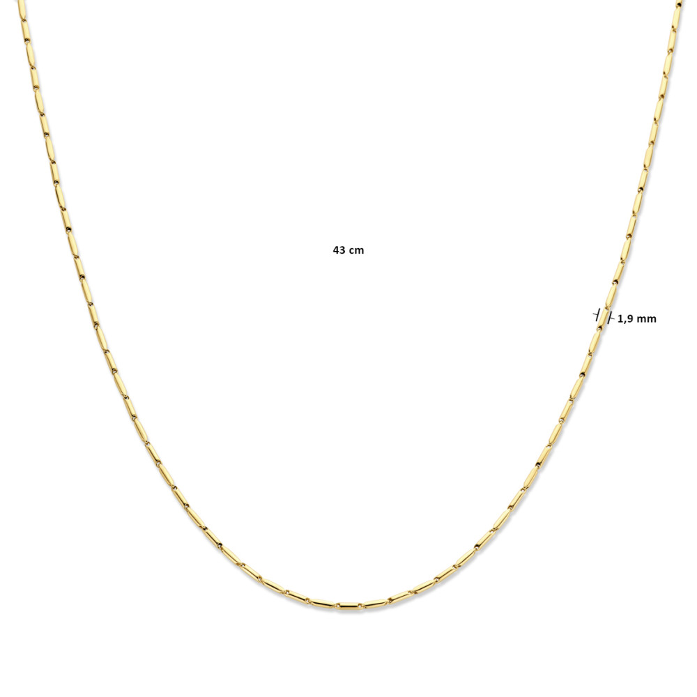 gouden-shakelketting-met-staafjes-1-9-mm-breed-lengte-43-cm