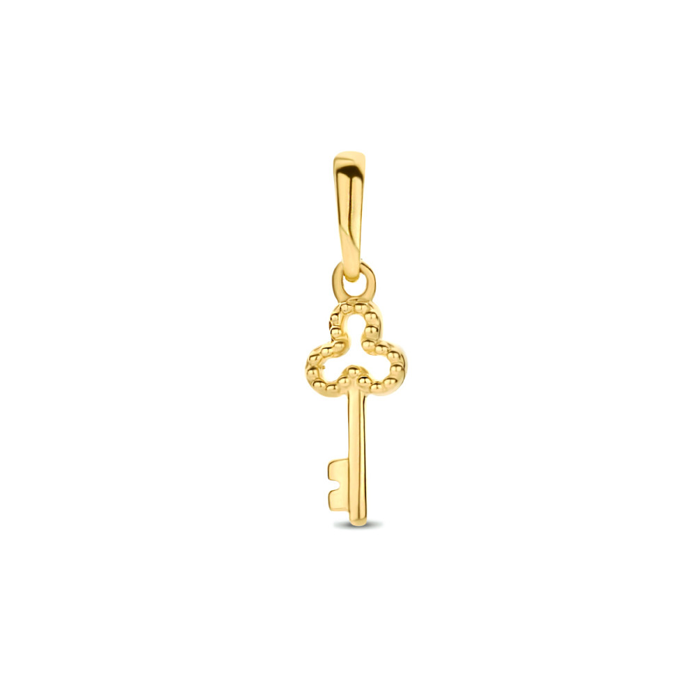 gouden-sleutel-hanger-met-bolletjes-4-mm-hoogte-17-mm