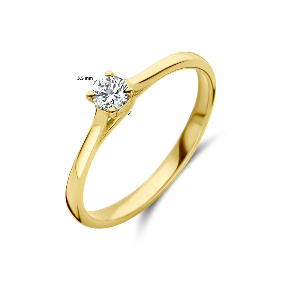 gouden-solitair-ring-met-ronde-diamant-0-15-crt