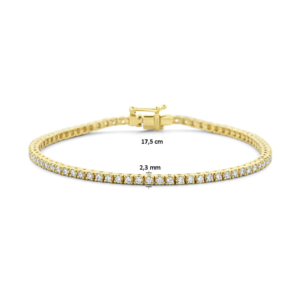 gouden-tennisarmband-met-made-diamonds-2-crt