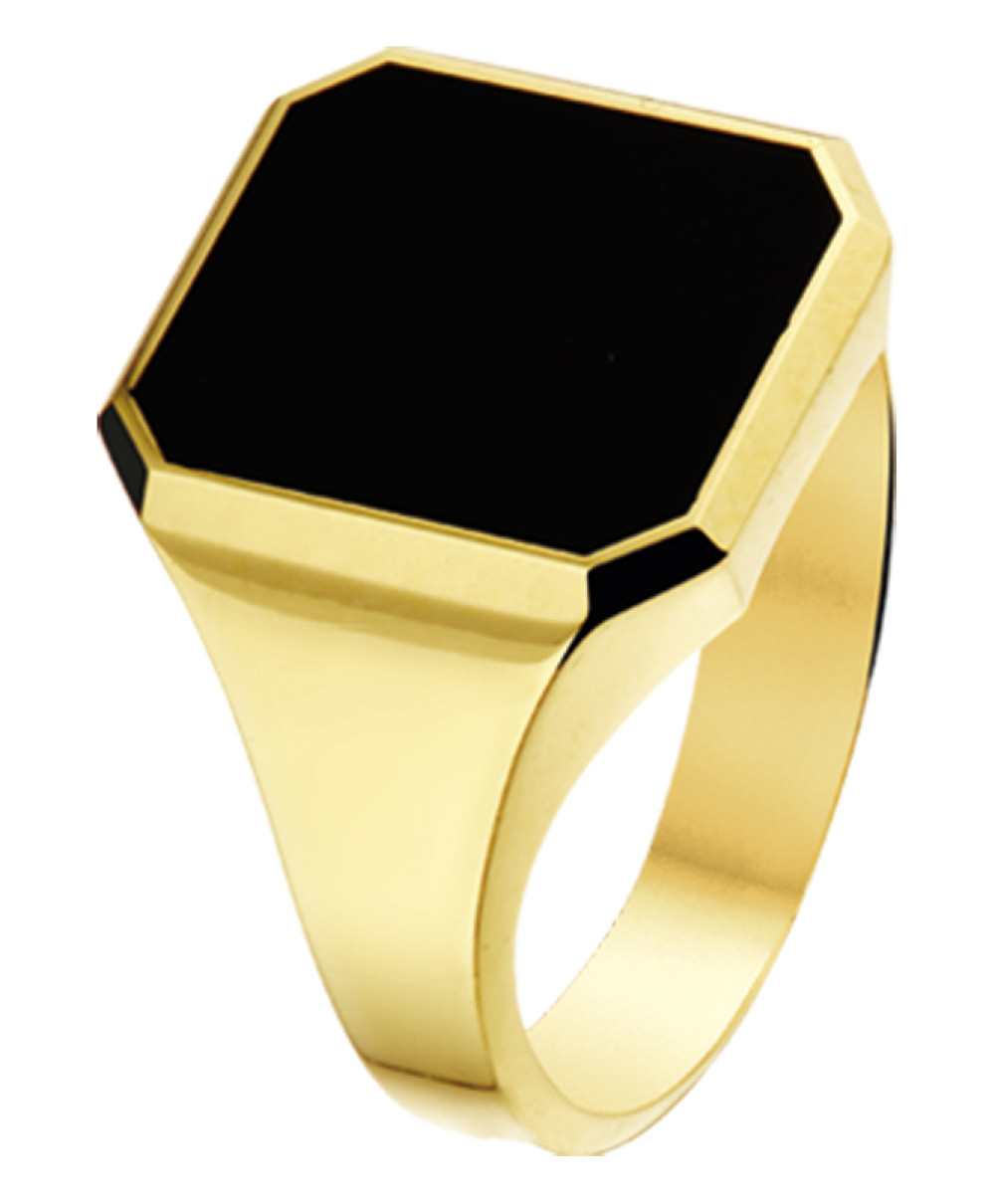 gouden-zegelring-met-achthoekige-onyx-steen