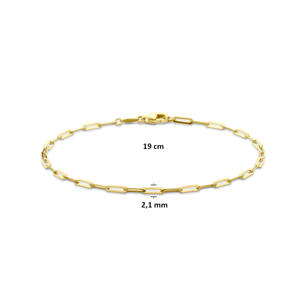 goudkleurige-paperclip-schakelarmband-9-karaat-glanzend-2-1-mm-breedte-lengte-19-cm