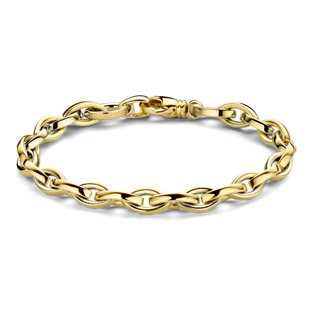 goudkleurige-schakelarmband-met-elegant-ovaal-ontwerp