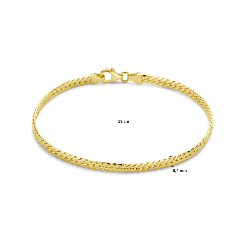 goudkleurige-vossenstaart-armband-met-vlechtpatroon