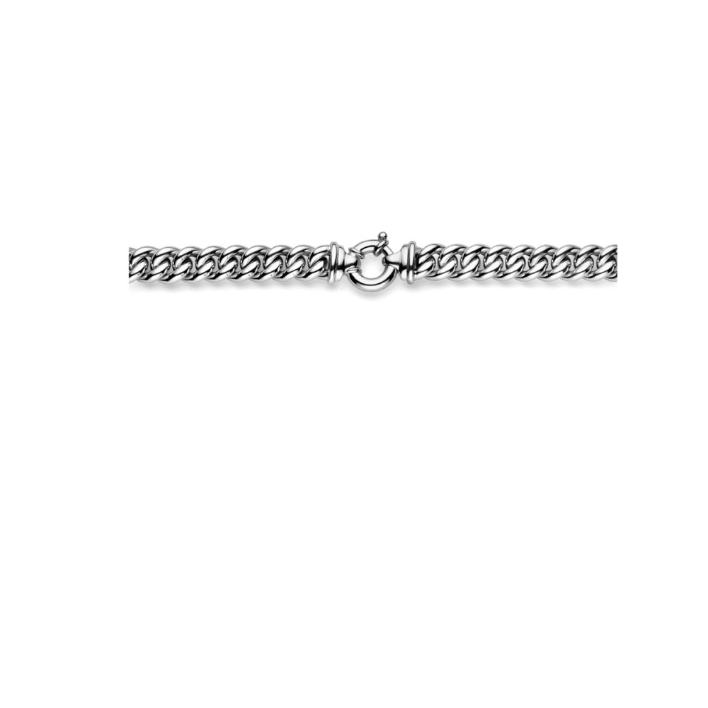 gourmet-11-mm-schakelketting-gerhodineerd-zilver-lengte-43-cm