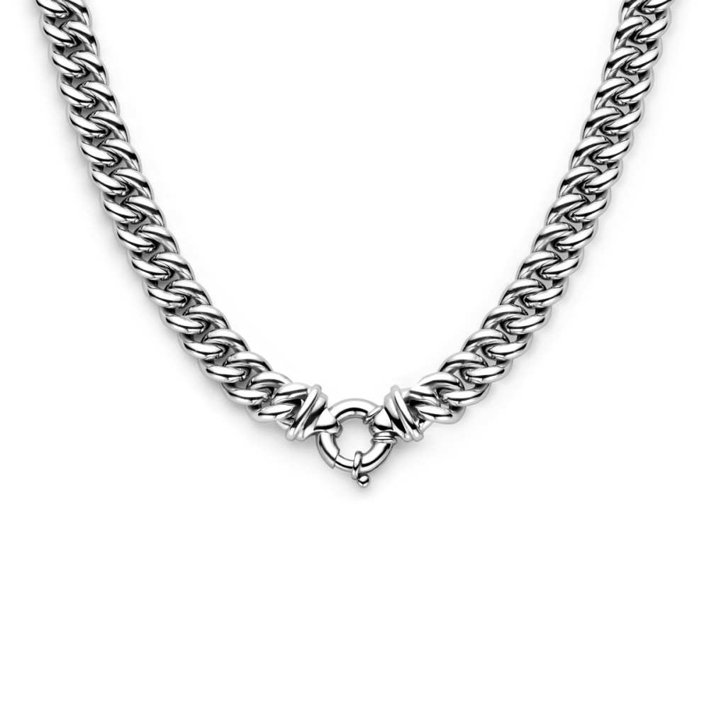 gourmet-11-mm-schakelketting-gerhodineerd-zilver-lengte-43-cm