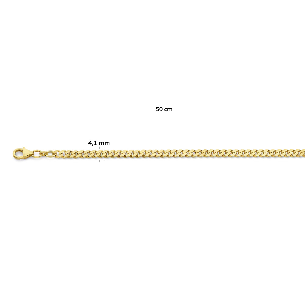 gourmet-4-1-mm-schakelcollier-14-karaat-goud-lengtes-50-60-cm