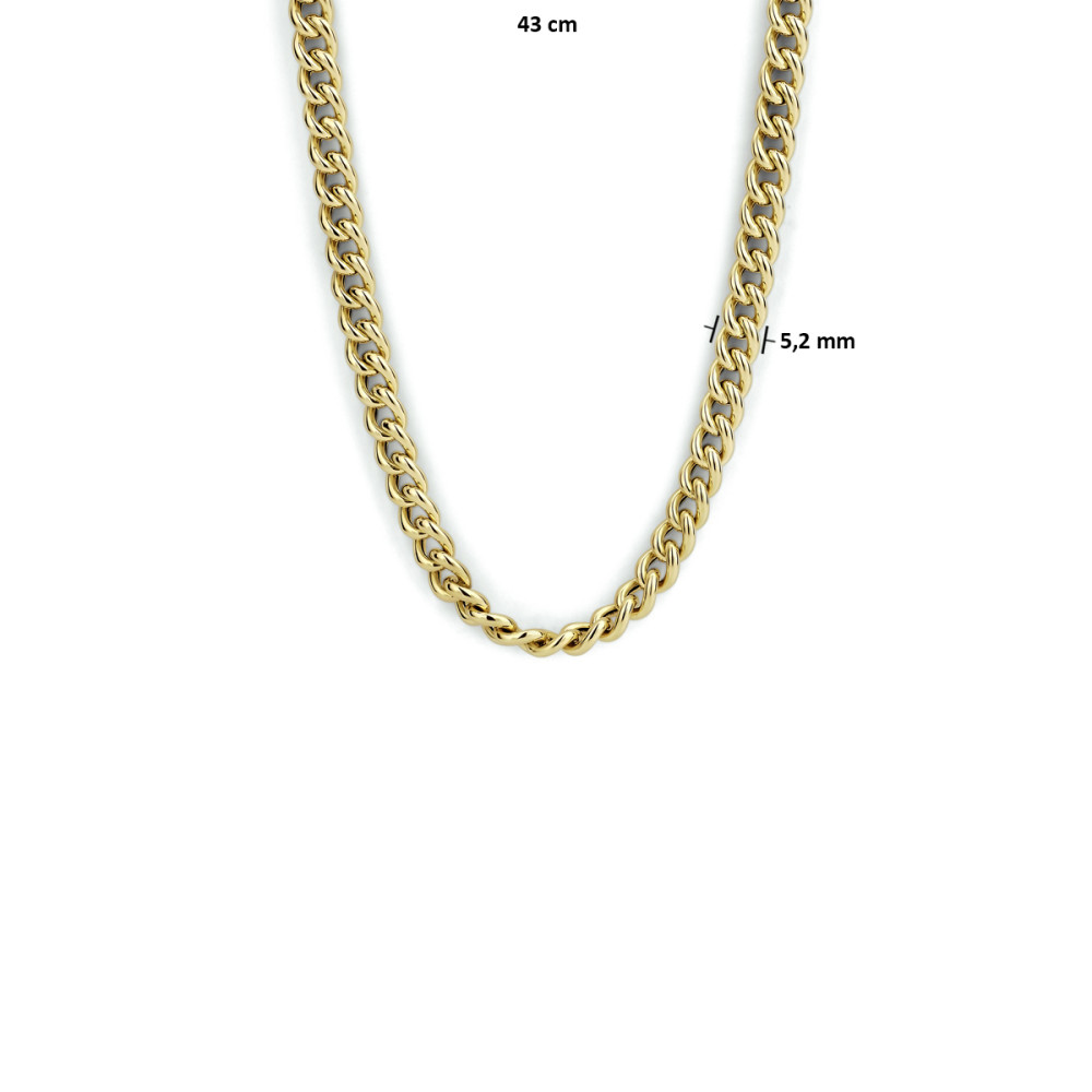 gourmet-5-2-mm-schakelcollier-goud-lengte-43-cm